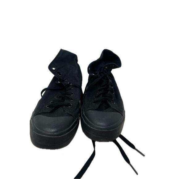 Shoes for Crews Pembroke Black Canvas NonSlip Shoes Mens 9.5 - Picture 1 of 8